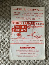 THIRD LANARK V PARTICK THISTLE