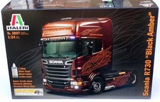 Italeri 1/24 Scale Model Kit 3897 - Scania R730 Truck "Black Amber"
