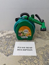 GloBrite Mini Hose Pipe Reel with 10M / 32 Feet Hosepipes | Garden Hose with Adj