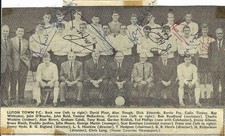 Luton Town 65/66 x 9 - hand