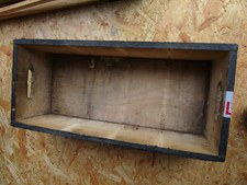Vintage Wooden Crate for 7"