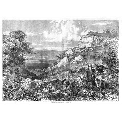 Victorian children gathering - children,