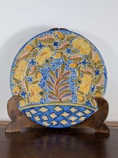 Large italian maiolica revival - maiolica,