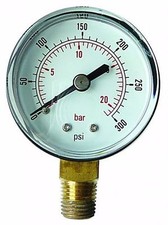 50mm Pressure Gauge 1/4" BSP