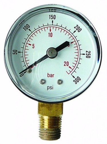 50mm pressure gauge bsp - 1/4",
