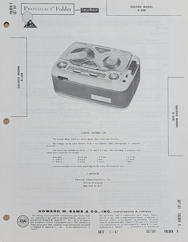 Sams photofact service manual - service,