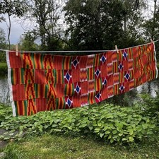 Kente cloth vintage african - vintage,