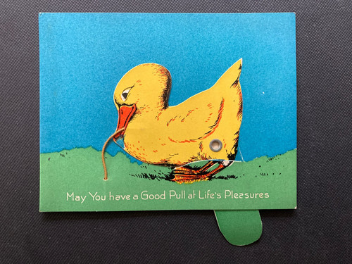 Vintage mechanical greeting