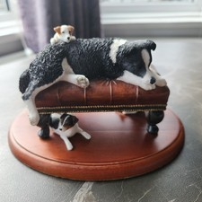 Border Fine Arts 'No Peace' Collie Mum With Pups - A4621 Herriot Collection