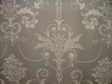 Fabric Remnants Laura Ashley 3 Metres Josette Dark Grey Curtain Cushion Blind