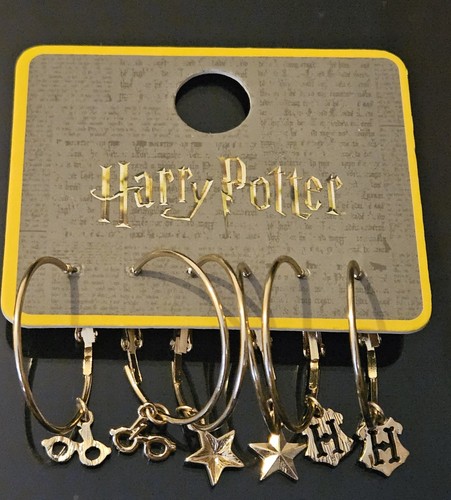Harry potter hoop earrings - potter,