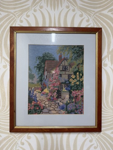 Framed floral cottage - floral,
