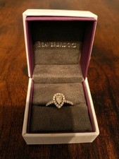 Platinum Diamond Pear Shaped