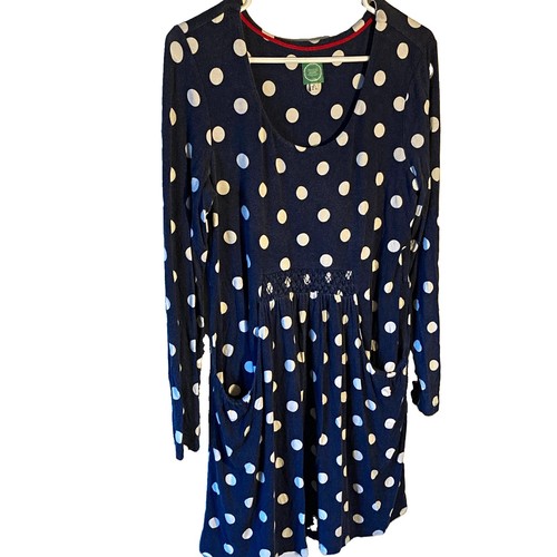 Joules womens navy white - womens, polka