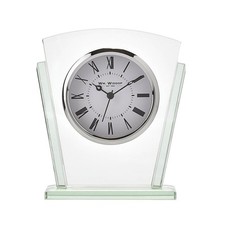 Layered Glass Mantel Clock by
