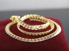 9K Yellow Gold Filled Lady Men