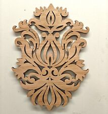 Wooden lotus flower pattern