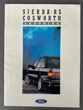 Ford Sierra RS Cosworth Sapphire Car Sales Brochure 1988 FA820