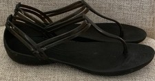 Crocs Ladies Isabella Black Sandals Size Uk 5 (US7)