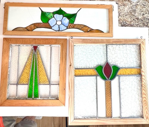 Stained glass panels - stained,