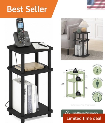 Compact tier open shelf - open,