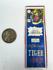 Vtg Firecracker Label TIGER