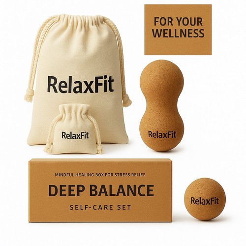 Relaxfit cork massage - relaxfit, ball