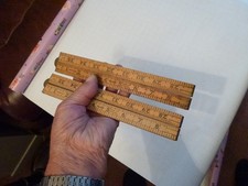 2,,  3 FOOT, BOXWOOD &BRASS FOLDING CARPENTERS RULES,  FWW NO 48