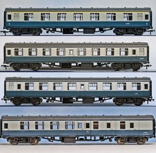 SET of 4 x Bachmann BR MK1 Blue Coaches inc SK / FK  / SO / BSK | Unique Numbers