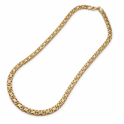 Vintage 14k yellow gold flat - gold,