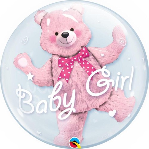 Its girl bubble - balloon, pink