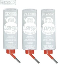 3 X 600ML CLASSIC WATER BOTTLE
