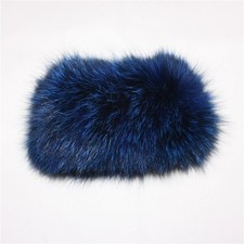 New Women's Real Genuine Fox Fur Stretchable Scarf Headband Neck Warmer Wrap