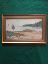 Antique framed watercolour of