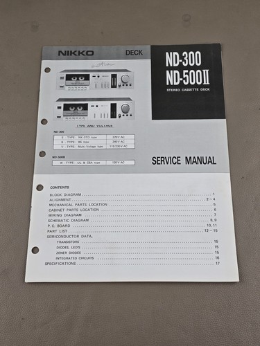 Nikko cassette deck - nikko,