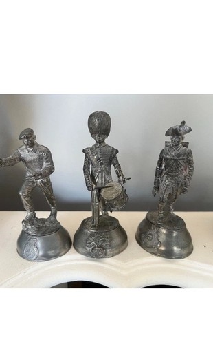 Vintage pewter military - vintage,