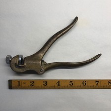 Brass Vintage  Eclipse No.77 Saw Set / Setting Pliers.
