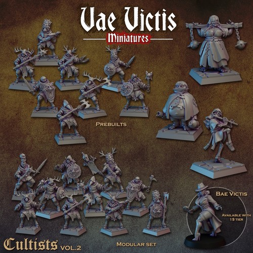 Vae victis miniatures cultists - victis,