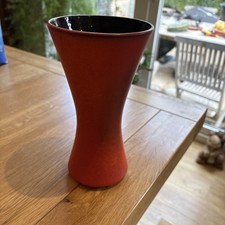 Vintage Orange Vase old Dumler & Breiden Terra 1960's West German 103 22