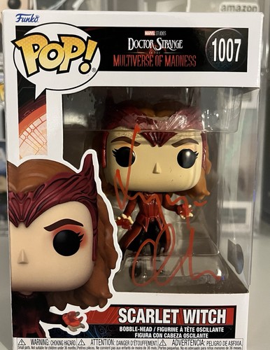 Elizabeth olsen signed scarlet - olsen,