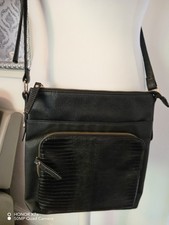 Women's Black & Gold Faux