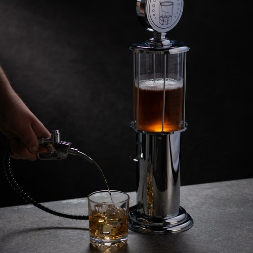 Vintage gas pump liquor - pump,