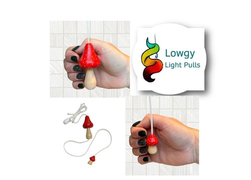 Adult child toadstool light - &,