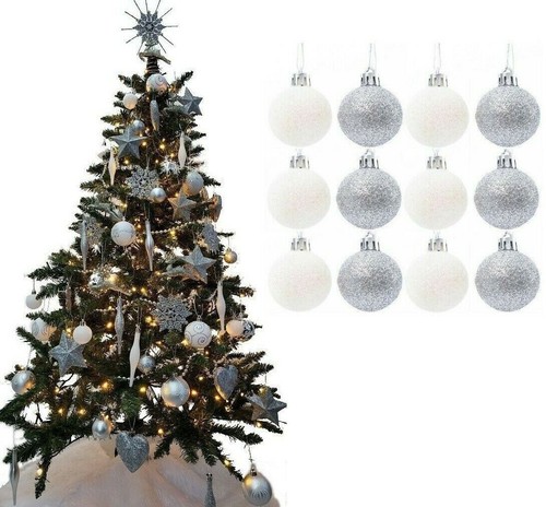 Xmas baubles christmas tree - xmas, baubles,