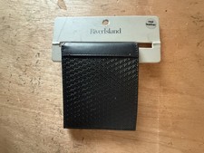 RIVER ISLAND BLACK LEATHER RR