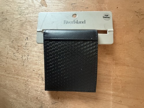 River island black leather - river,