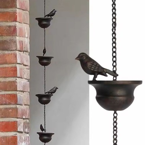 Outdoor bird rain chain - outdoor,
