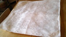 SET OF 4  UNUSED IRISH LINEN DAMASK NAPKINS - 54 CM SQUARE
