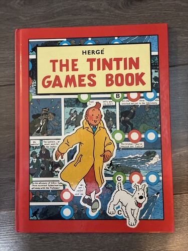 Tintin games book - book, hergé