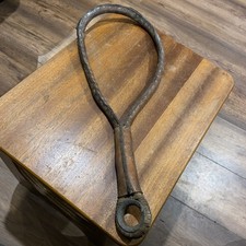 Antique metal & leather